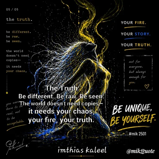 Quote by imthias kaleel - 

#mik 2501 - Made using Quotes Creator App, Post Maker App