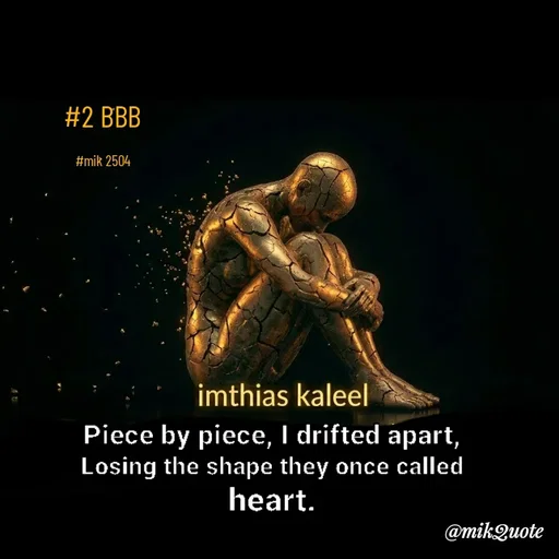 Quote by imthias kaleel - #2 BBB

#mik 2504 - Made using Quotes Creator App, Post Maker App