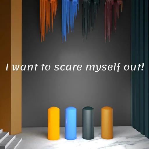 Quote by WOW🎆_world of_wonderful - I want to scare myself out! - Made using Quotes Creator App, Post Maker App