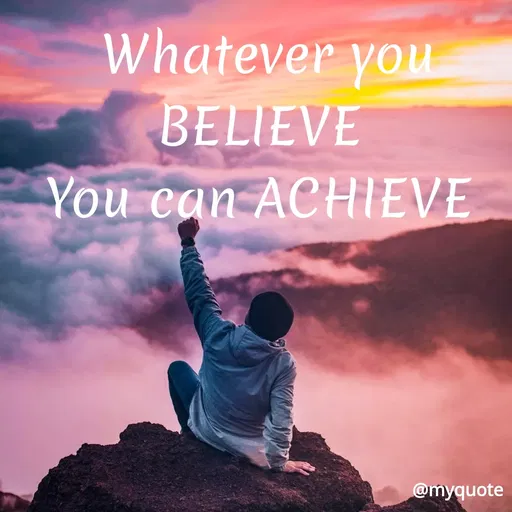 Quote by Maben Sisters - Whatever you
BELIEVE
You can ACHIEVE
@myquote
 - Made using Quotes Creator App, Post Maker App
