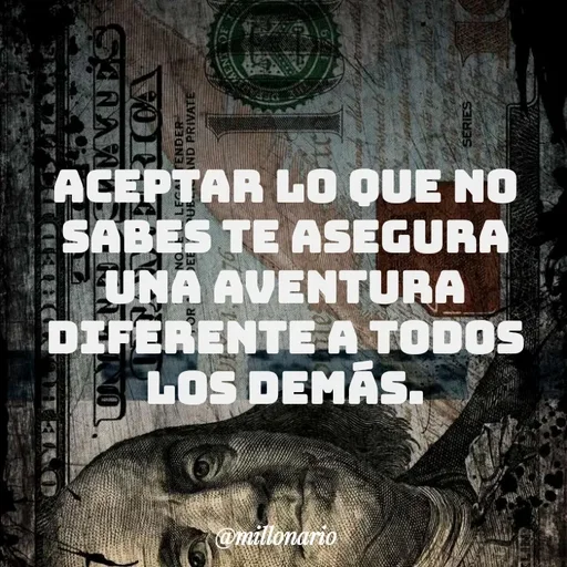 Quote by Alexis Cano - Aceptar lo que no sabes te asegura una aventura diferente a todos los demás. - Made using Quotes Creator App, Post Maker App
