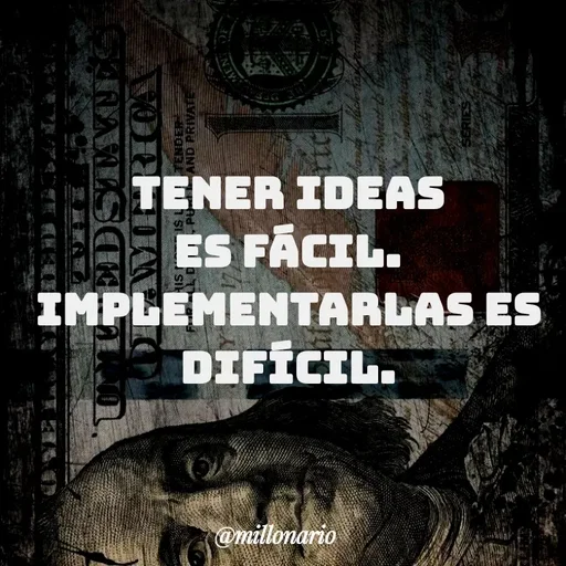 Quote by Alexis Cano - Tener ideas es fácil. Implementarlas es difícil. - Made using Quotes Creator App, Post Maker App