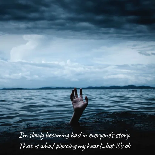 Quote by Sonalika Samantaray - I'm slowly becoming bad in everyone's story.
That is what piercing my heart...but it's ok - Made using Quotes Creator App, Post Maker App