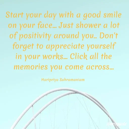Quote by Haripriya Subramaniam -  - Made using Quotes Creator App, Post Maker App
