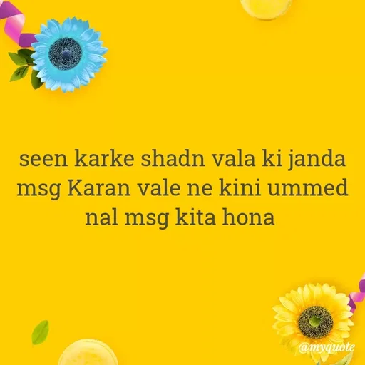 Quote by Nishan Singh - seen karke shadn vala ki janda msg Karan vale ne kini ummed nal msg kita hona  - Made using Quotes Creator App, Post Maker App