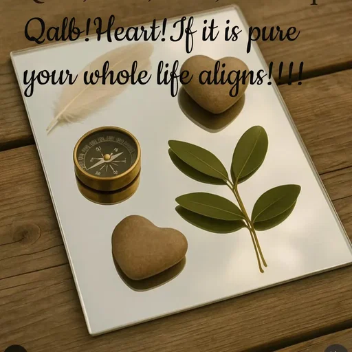Quote by Tasneem Ara - Qalb!Heart!If it is pure
 your whole life aligns!!!! - Made using Quotes Creator App, Post Maker App