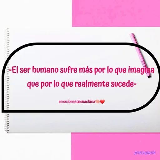 Quote by Cele Bagatello - 
-El ser humano sufre más por lo que imagina que por lo que realmente sucede-

emocionesdeunachica🧠❤ - Made using Quotes Creator App, Post Maker App