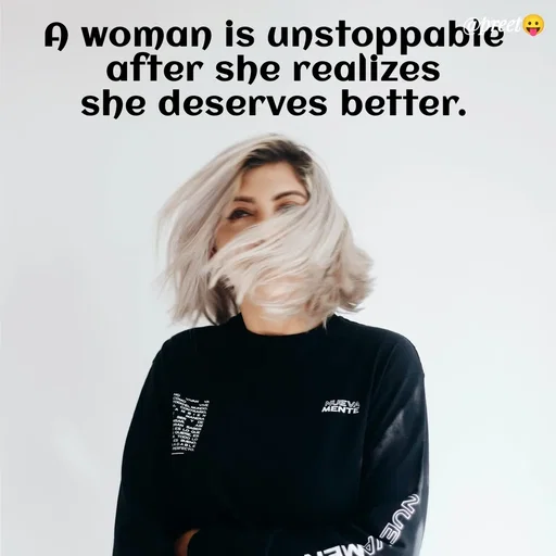 Quote by Preet Gill - EN
A woman is unstoppable
after she realízes
she deserves better.
NO
COM AN VA
O VIVE
A COMUNDO
AR
NUEVA
MENTE
RAN .
LES SAROR
1OUER OUE
& TODO ES
ES BU
IADABLE
PERFECTO
NUE
 - Made using Quotes Creator App, Post Maker App