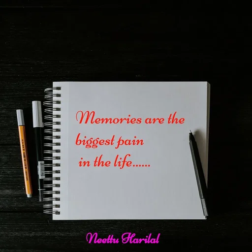 Quote by Neettu Harilal - Memories are the 
biggest pain
 in the life...... - Made using Quotes Creator App, Post Maker App