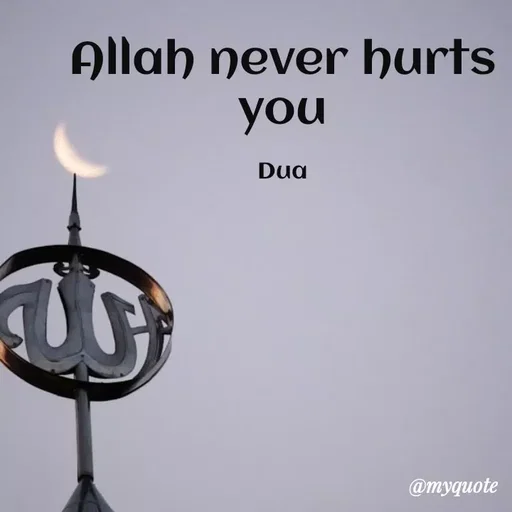 Quote by Dua Shahbaz - Allah never hurts you

Dua - Made using Quotes Creator App, Post Maker App