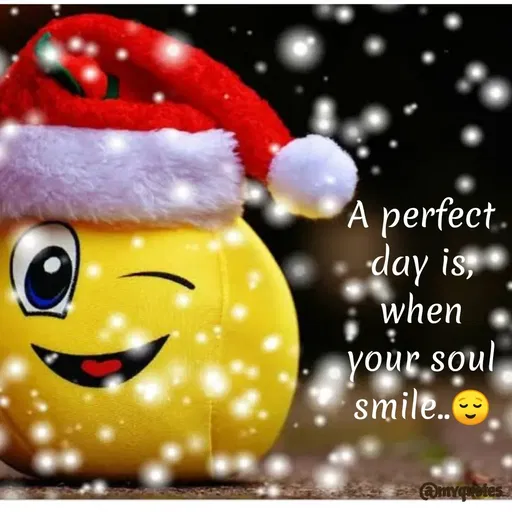 Quote by Bhumi Chourasiya - A perfect.
day is
when
your soul
smile.
Omyqoles
 - Made using Quotes Creator App, Post Maker App