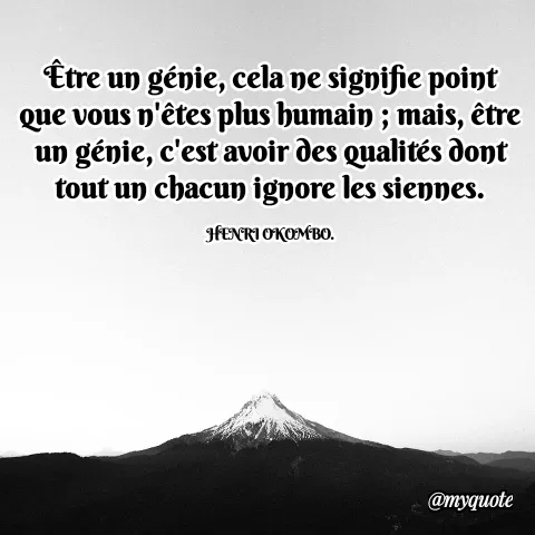 Quote by Henri Aurel OKOMBO -  - Made using Quotes Creator App, Post Maker App