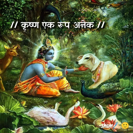Quote by Sham Kale - // कृष्ण एक रूप अनेक // - Made using Quotes Creator App, Post Maker App