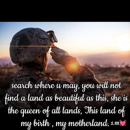 Quote by s.m - search where u may, you will not find a land as beautiful as this, she is the queen of all lands, This land of my birth , my motherland.  - Made using Quotes Creator App, Post Maker App