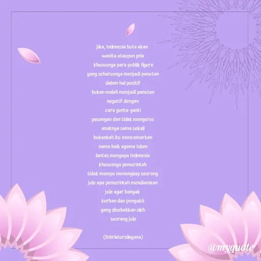 Quote by febria -  - Made using Quotes Creator App, Post Maker App