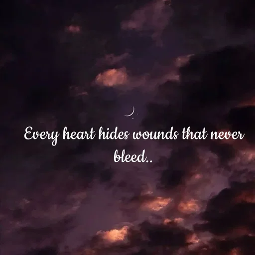 Quote by Khan Sheema - Every heart hides wounds that never bleed..
 - Made using Quotes Creator App, Post Maker App