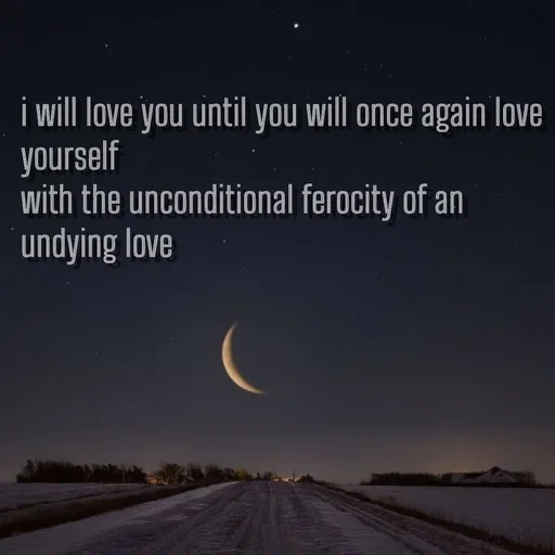 Quote by Khan Sheema - i will love you until you will once again love yourself
with the unconditional ferocity of an undying love - Made using Quotes Creator App, Post Maker App