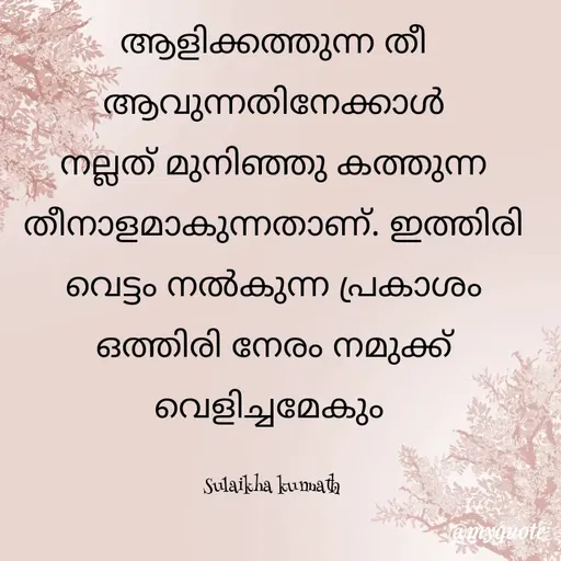 Quote by Sulaikhakunnath 19 -  - Made using Quotes Creator App, Post Maker App