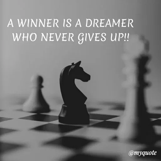 Quote by Khushboo Golchha - A WINNER IS A DREAMER
WHO NEVER GIVES UP!!
@myquote
 - Made using Quotes Creator App, Post Maker App