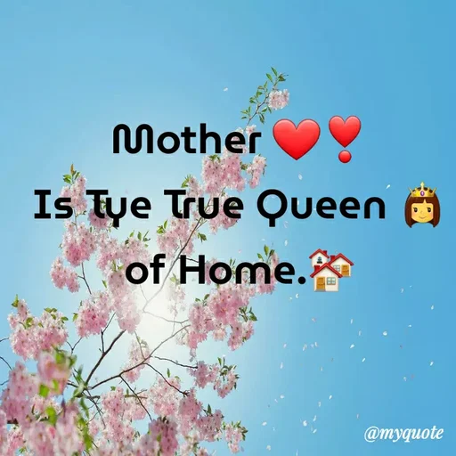 Quote by Khushboo Golchha - Mother
Is Tye True Queen
of Home.
@myquote
 - Made using Quotes Creator App, Post Maker App