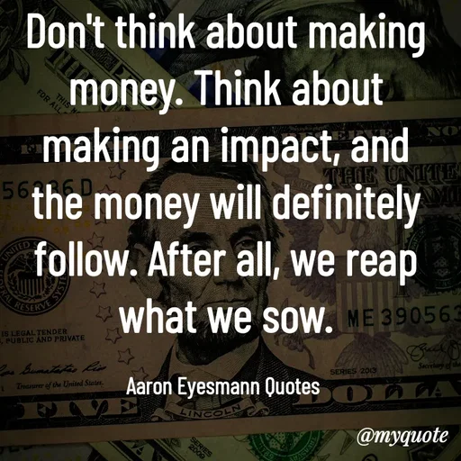 Quote by Aaron Eyesmann -  - Made using Quotes Creator App, Post Maker App