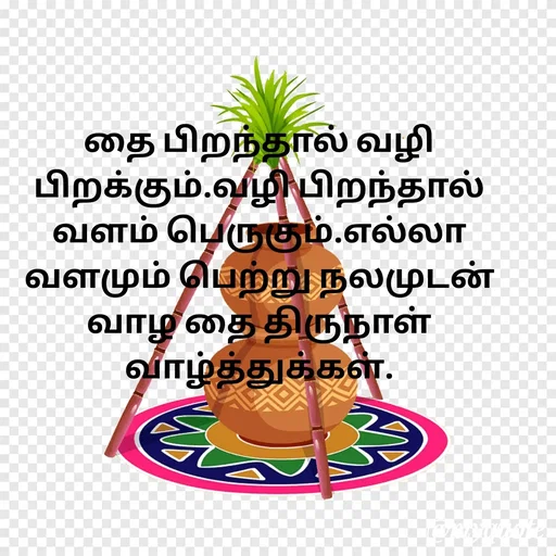 Quote by Ambiga Saravanakumar - தை பிறந்தால் வழி பிறக்கும்.வழி பிறந்தால் வளம் பெருகும்.எல்லா வளமும் பெற்று நலமுடன் வாழ தை திருநாள் வாழ்த்துக்கள். - Made using Quotes Creator App, Post Maker App