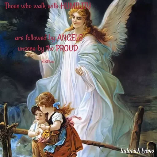 Quote by Ludovick Lyimo - Those who walk with HUMILITY


 are followed by ANGELS
unseen by the PROUD

EISTfbap - Made using Quotes Creator App, Post Maker App