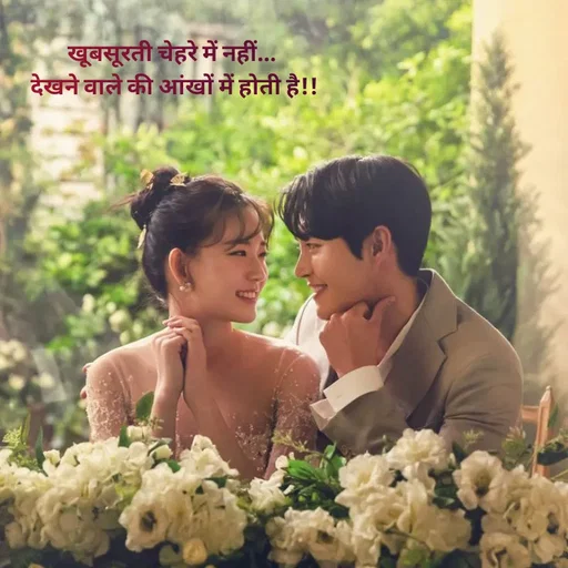 Quote by intense love - खूबसूरती चेहरे में नहीं...
 देखने वाले की आंखों में होती है!! - Made using Quotes Creator App, Post Maker App