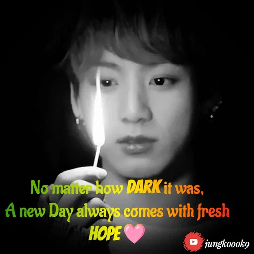 Quote by Monika Kookie - No matter how dark it was,
A new Day always comes with fresh hope 🩷 - Made using Quotes Creator App, Post Maker App