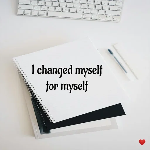 Quote by vandana - I changed myself 
for myself  - Made using Quotes Creator App, Post Maker App