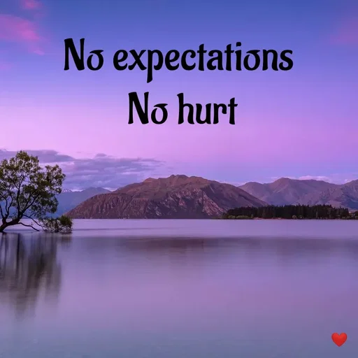 Quote by vandana - No expectations 
No hurt - Made using Quotes Creator App, Post Maker App
