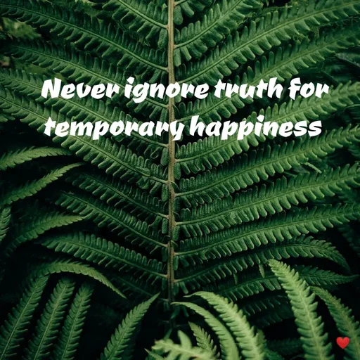 Quote by vandana - Never ignore truth for
temporary happiness 
 - Made using Quotes Creator App, Post Maker App