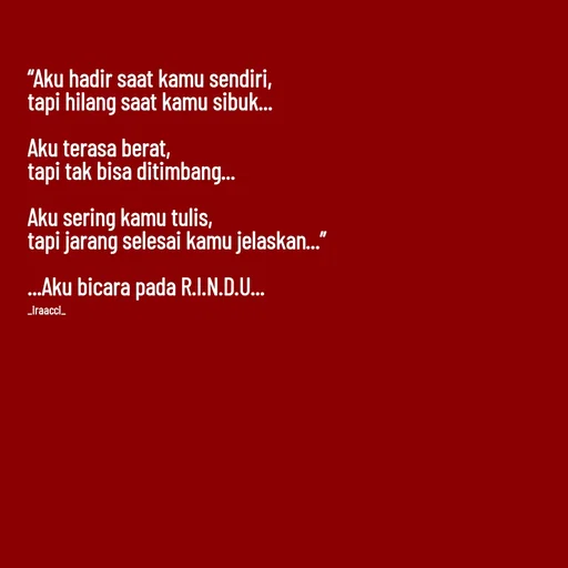 Quote by iraacci -  - Made using Quotes Creator App, Post Maker App