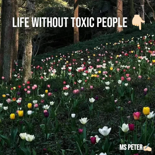 Quote by Sanjana Peter - Life without Toxic people 👇🏻 - Made using Quotes Creator App, Post Maker App