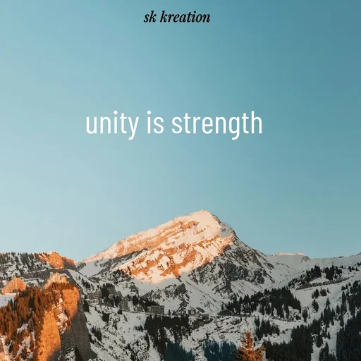 Quote by Keerthi - unity is strength  - Made using Quotes Creator App, Post Maker App