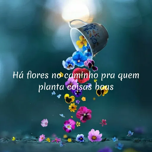 Quote by Denise Santos - Há flores no caminho pra quem
planta coisas hous
 - Made using Quotes Creator App, Post Maker App